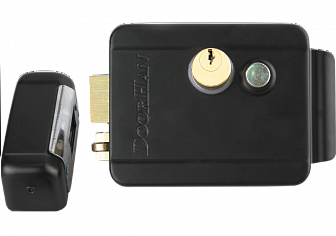 Комплект замка электромеханического серии dh-lock-kit. В составе: замок, переходник, ответная часть, пластина ответной части, лицевая накладка замка, крепежные элементы замка- 8шт, крепежные элементы накладки лицевой - 6 шт., трансформатор dh-transformer